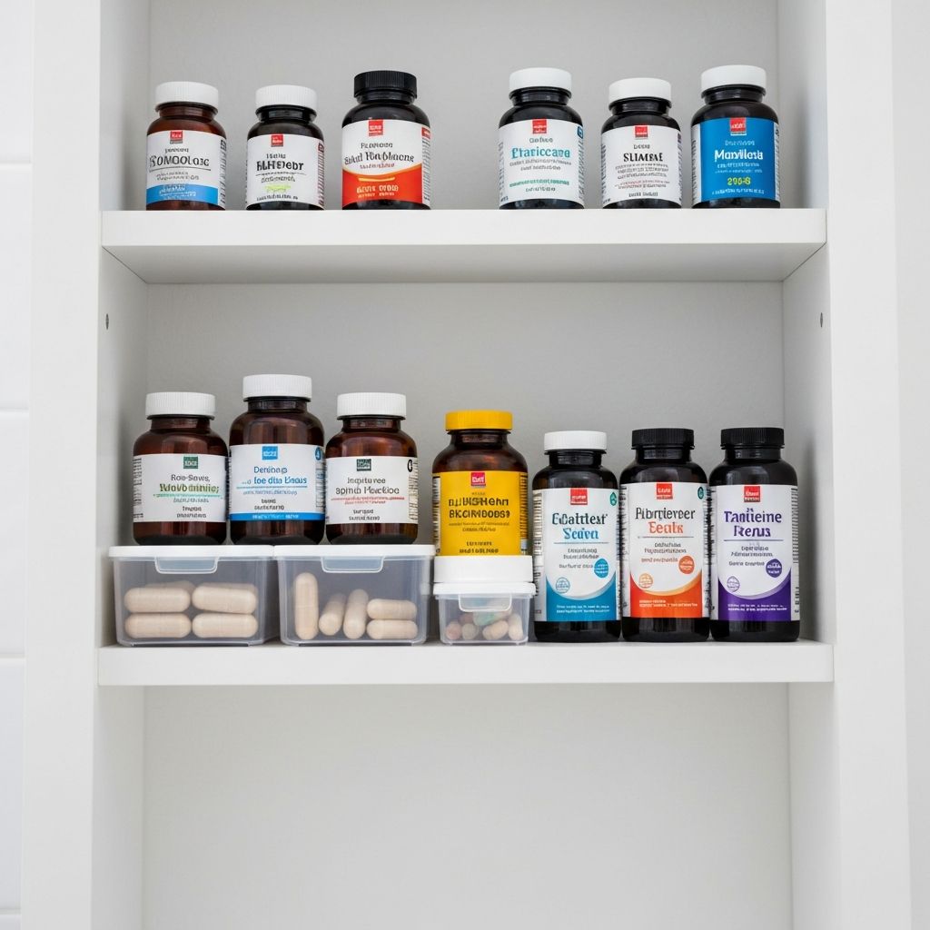 Proper supplement storage